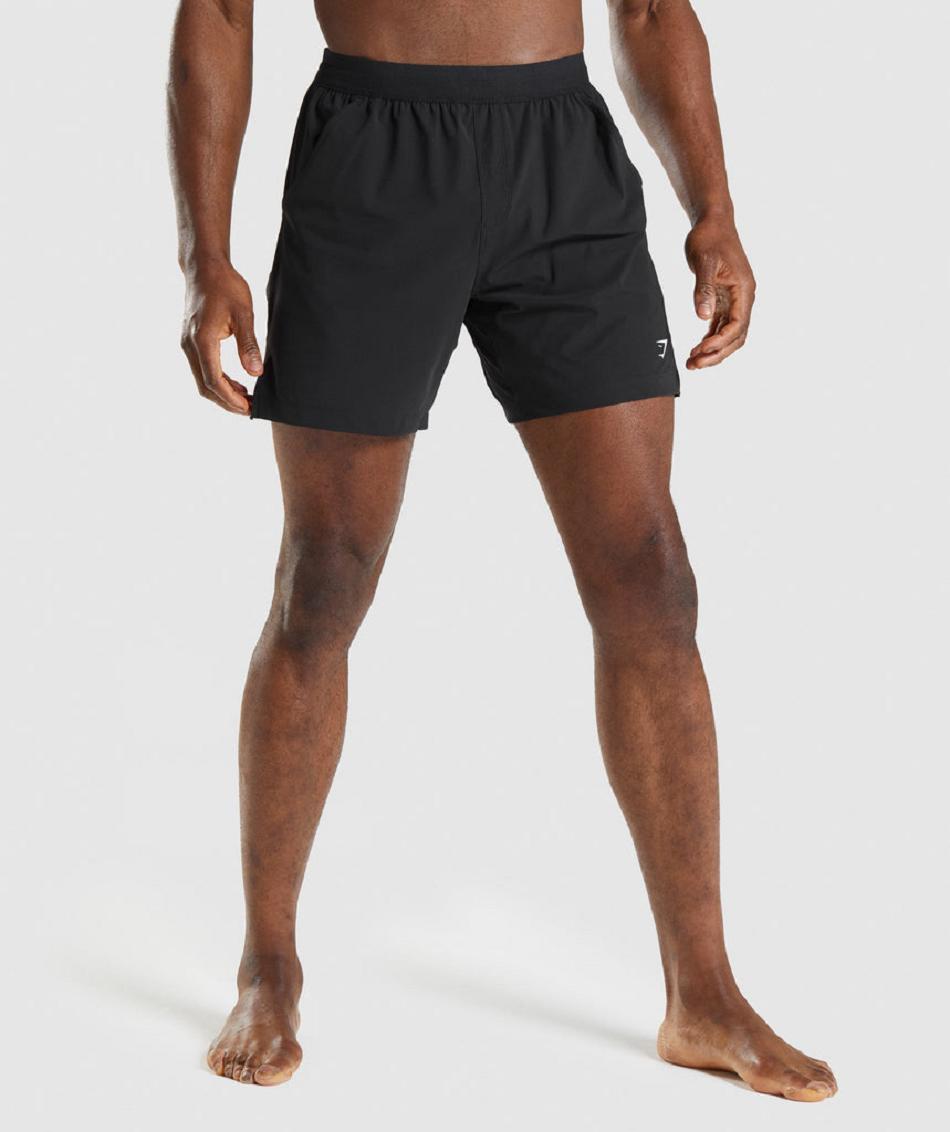 Pantalones Cortos Gymshark Studio Hombre Negras | CO 3767AHK